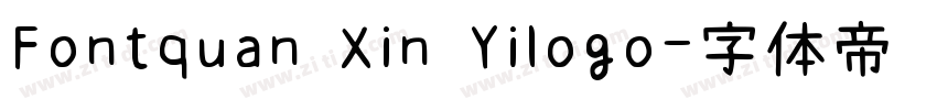 Fontquan Xin Yilogo字体转换